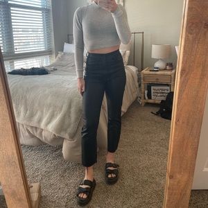 ANF Ankle-Straight Ultra High Rise Jeans